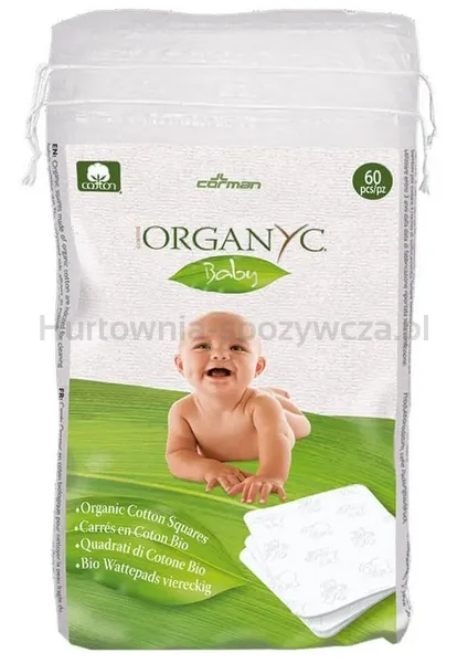 Płatki kosmetyczne dla niemowląt 60szt BIO