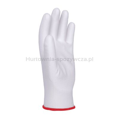 Rękawice DONAU SAFETY PU White, kat. II, rozm. 6, białe