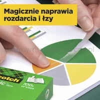 Taśma Biurowa Scotch® Magic™ (810), Matowa, 12Mm, 33M - 6