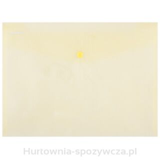 Teczka Kopertowa Donau Zatrzask, Pp, A4, 180Mikr., Żółta