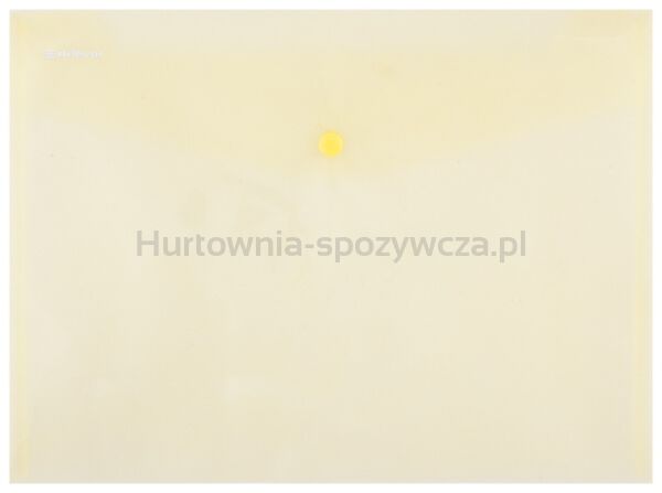 Donau Teczka kopertowa zatrzask, PP, A4, 180mikr., żółta 