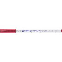 Pisak tekstylny e-4600 EDDING, 1 mm, karminowy - 3