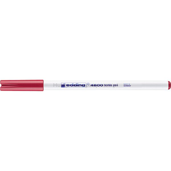 Pisak tekstylny e-4600 EDDING, 1 mm, karminowy - 3