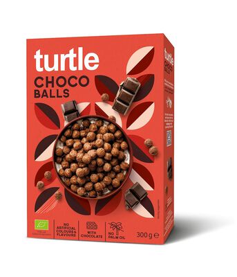 Turtle Kulki Zbożowe Czekoladowe Bio 300 G [BIO]