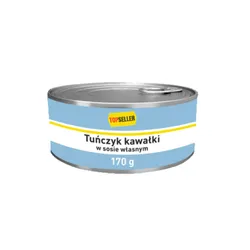 Topseller Tuńczyk kawałki w sosie własnym 170g