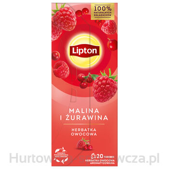Lipton Fruit Malina I Żurawina 20Tb