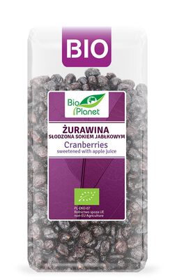 Bio Planet Żurawina Słodzona Sokiem Jabłkowym Bio 400 G [BIO]