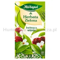 Herbapol Herbata Zielona Z Wiśnią (20 Torebek X 1,7G) 34G - 2