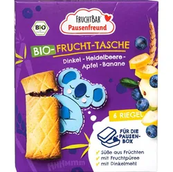 Ciasteczka orkiszowo z nadzieniem owocowym borówka, jabłko, banan 6x BIO 22 g