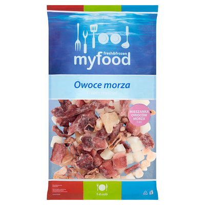 Myfood Mieszanka Owoców Morza 5 Skł., Glazura: 14%, 800 G/931 G