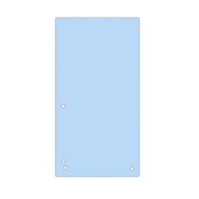 Donau Przekładki Karton 1/3 A4, 235x105mm, 100szt., niebieskie [BIURO]