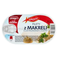 Graal Filety Z Makreli W Sosie Musztardowym Z Chrzanem 170G