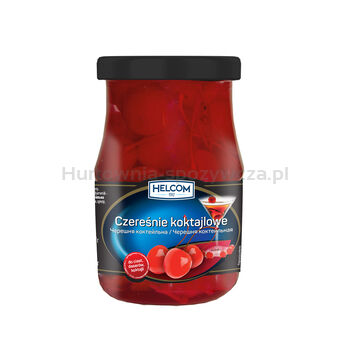 Helcom Czereśnie Koktajlowe Czerwone 370G 