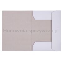 Teczka z gumką OFFICE PRODUCTS Premium, karton, A4, 350gsm, 3-skrz., biała - 2