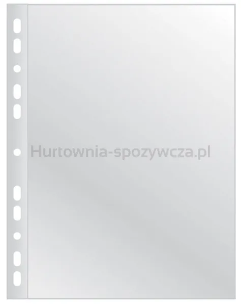 Q-Connect Koszulki na dokumenty PP, A4, groszkowe, 50mikr., 10szt. 