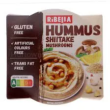 Ribella Hummus Pasta z ciecierzycy z grzybami shiitake 80g