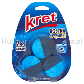 Kret Kostka do spłuczki 3x50g dwubarwna Ocean Fresh