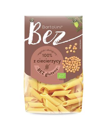 Bartolini Makaron Proteinowy (Z Ciecierzycy) Penne Bezglutenowy Bio 250 G [BIO]