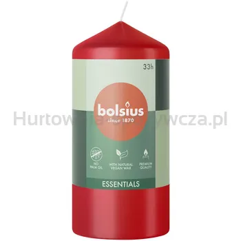 Świeca Pieńkowa 120/58 Essentials Delikatna Czerwień