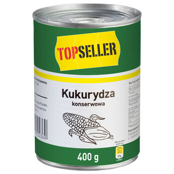 Topseller Kukurydza Konserwowa 400G