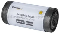 Worki na śmieci DONAU HOME, mocne (LDPE), 120l, 25 szt., czarne - 2