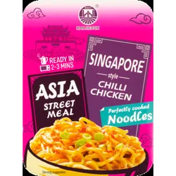 Danie błyskawiczne o smaku kurczaka z makaronem pszennym typu noodle i chili 270g