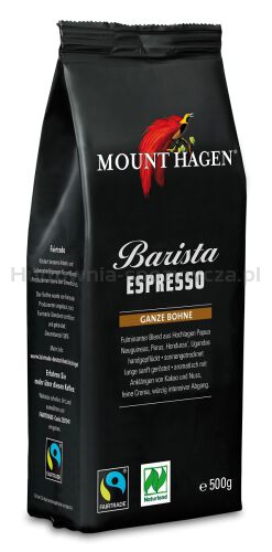 Kawa Ziarnista Arabica/Robusta Barista Espresso Fair Trade Bio 500 G - Mount Hagen [BIO]