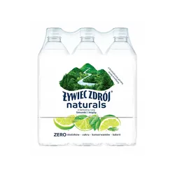 Żywiec Zdrój Naturals Smak Limonka-Mięta 0,5 L<br>(w tym +0,50 zł/szt. zwrotnej kaucji)