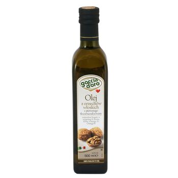 Goccia D'Oro Olej Z Orzechów Włoskich 500 Ml