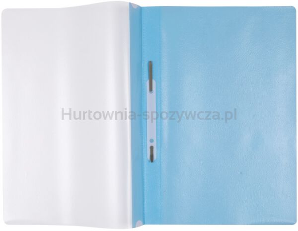 Office Products Skoroszyt, PP, A4, miękki, 100/170mikr., wpinany, jasnoniebieski  - 2