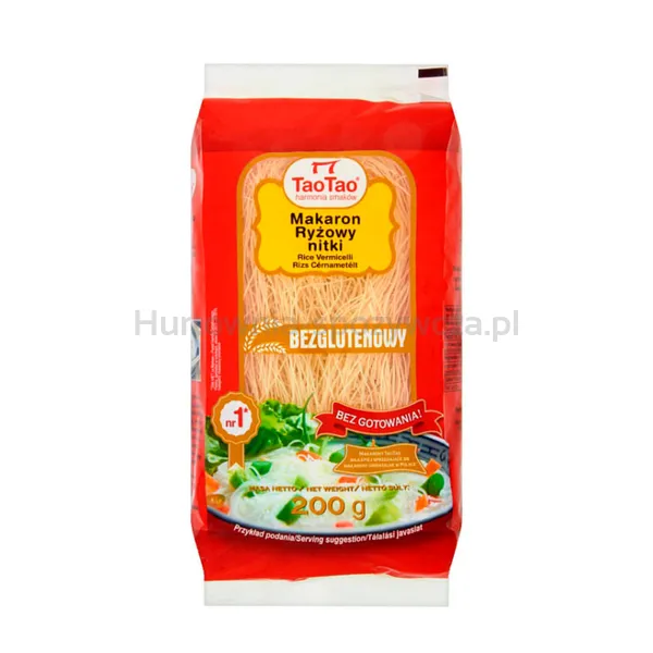TAO TAO Makaron ryżowy nitki 200g