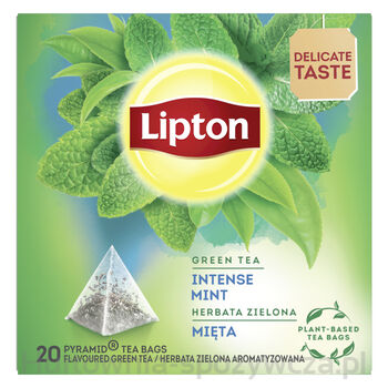 Lipton Intensywna Mięta Herbata Zielona 20Tb