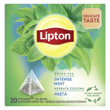 Lipton Herbata Zielona  Intensywna Mięta 20Tb