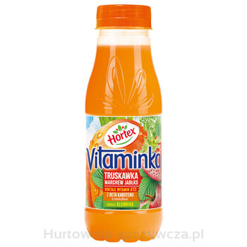 Hortex Vitaminka Malina Marchewka Jabłko Sok Butelka Apet 300 Ml