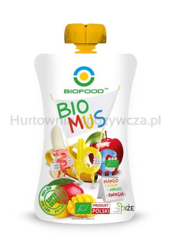 Mus Mango Bananowo Jabłkowy BIO 90 g