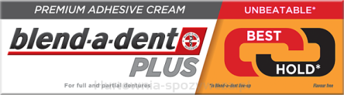 Blend-A-Dent Plus Dual Power Premium Klej Do Protez WKremie 40G