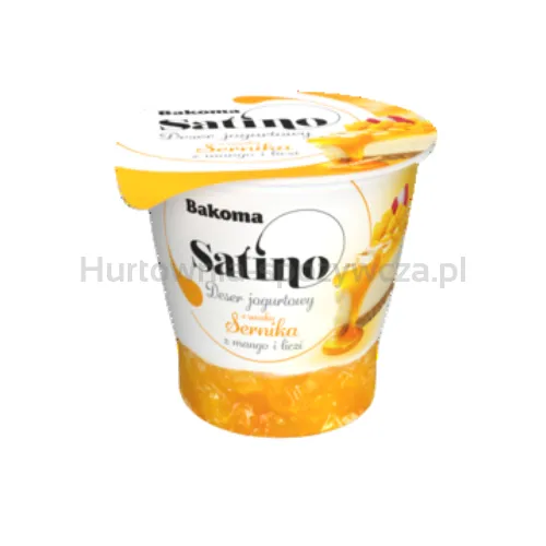 Bakoma Satino Deser Jogurtowy o smaku sernika z mango i liczi 145g