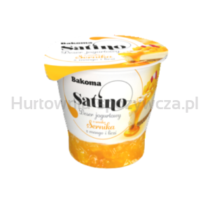 Bakoma Satino Deser Jogurtowy o smaku sernika z mango i liczi 145g