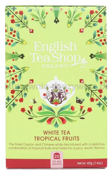 Herbata Biała Tropical Fruits (20X2) Bio 40 G