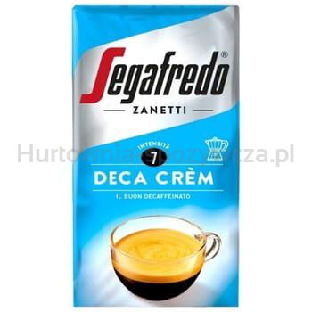 Segafredo Kawa Mielona Zanetti Deca Crem Bezkofeinowa 250 G