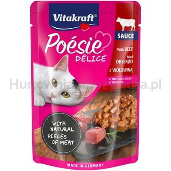 Vitakraft Poesie Delice Wołowina 85G Karma Dla Kota