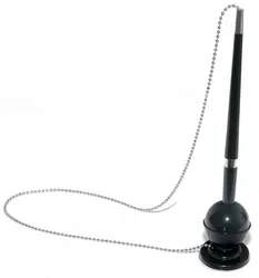 Długopis Na Metalowym Łańcuszku Office Products, Stojący, Samoprzylepny, Niebieski