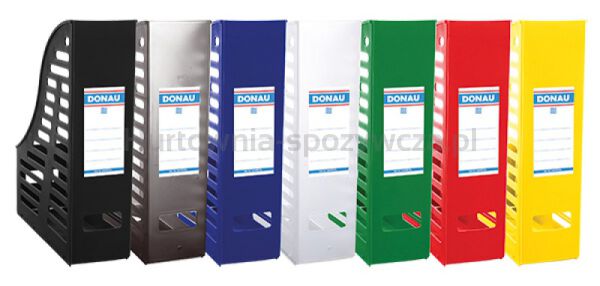Pojemnik ażurowy na dokumenty DONAU, PP, A4, składany, niebieski - 2