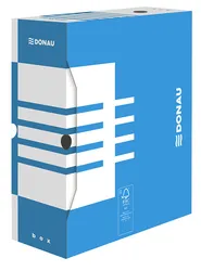 Pudło archiwizacyjne DONAU, karton, A4/120mm, niebieskie