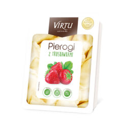 Pierogi z truskawkami Virtu 400g