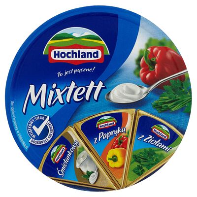 Hochland Mixtett Ser Kremowy Topiony W Trójkącikach 180 G