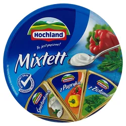 Hochland Mixtett Ser Kremowy Topiony W Trójkącikach 180 G