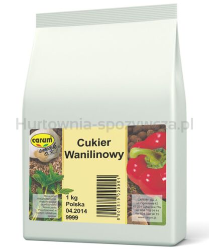 Carum Cukier Wanilinowy 1Kg