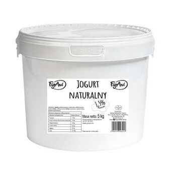 Figand Jogurt Naturalny 1,5% Wiadro 5 L 