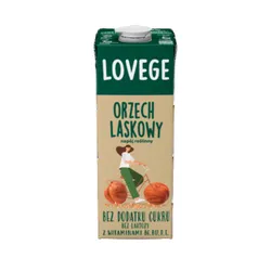 Lovege Napój Orzech Laskowy B/Cukru 1l